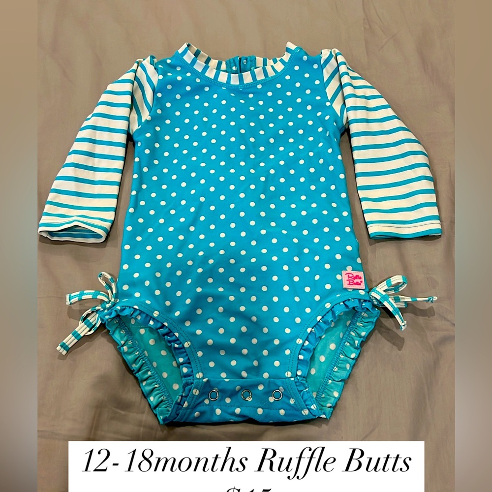 Ruffle butts/H&M/Gap 12months-2T swimwear bundle